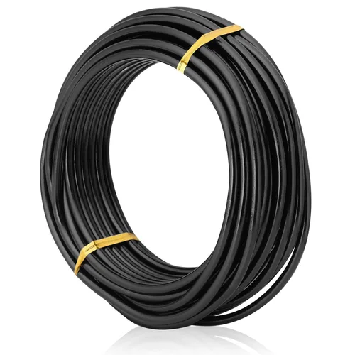 Miniatura 12 de Negro-1.0-Alambre de aluminio anodizado para bonsái de 250g de gran rollo, muchas tallas para elegir, KSVZS alambre de metal flexible