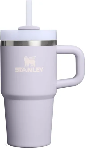 Miniatura 123 de Stanley Quencher H2.0 - Vaso de acero inoxidable con asa, pajilla y tapa FlowState giratoria de 3 posiciones; aislamiento térmico, sin BPA; apto
