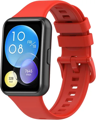 Miniatura 31 de Senter Correas de repuesto de goma suave de liberación rápida para Huawei Watch Fit 2 Smart Watch Blanco