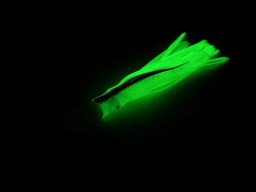 Miniatura 2 de Lobo Lures Micro-Typhoon UV 5 "Mahi Tuna Ahi Señuelo Trolling Señuelo Big Game Azul Lumo Glow