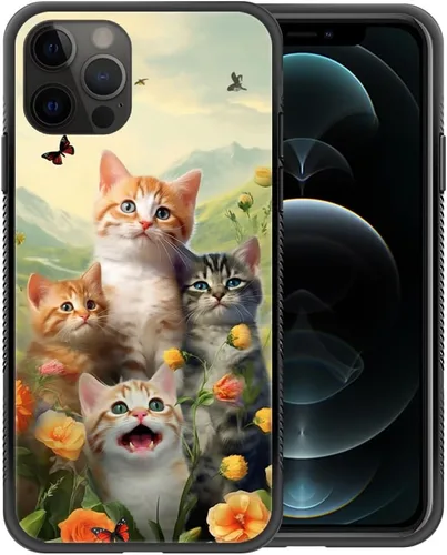 Miniatura 36 de ZHEGAILIAN Funda compatible con iPhone 11 Pro Max, diseño de patrón de policarbonato duro, funda protectora de TPU suave antideslizante para iPhone