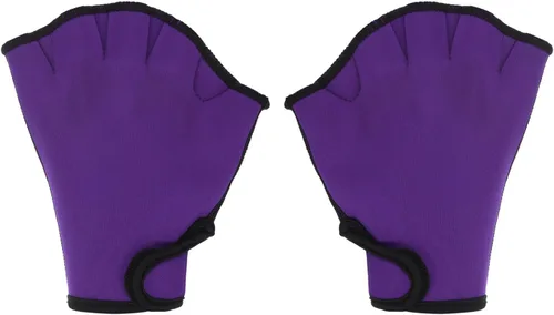 Miniatura 18 de PATIKIL Guantes de natación con malla, unisex, guantes de resistencia al agua, accesorios de entrenamiento para natación y buceo Negro