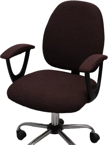 Miniatura 42 de Melaluxe Funda para silla de oficina con fundas para reposabrazos, funda elástica universal para silla de escritorio, fundas para silla
