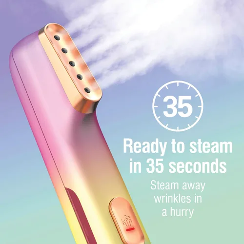 Miniatura 4 de CHI VIBES - Vaporizador de mano para ropa, tela y cortinas, 5 minutos de vapor continuo, removedor de arrugas portátil para el hogar y viajes