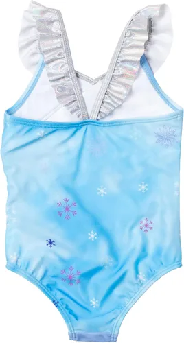 Miniatura 4 de Disney Frozen Elsa Anna - Traje de baño de una pieza para niñas y niños grandes, Azul