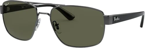 Miniatura 10 de Ray-Ban RB3663 Gafas de sol rectangulares de metal