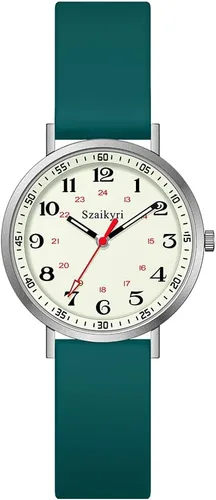 Miniatura 14 de Szaikyri Relojes de enfermera para mujeres, profesionales médicos, estudiantes con esfera de hora militar luminosa y fácil de leer, reloj deportivo