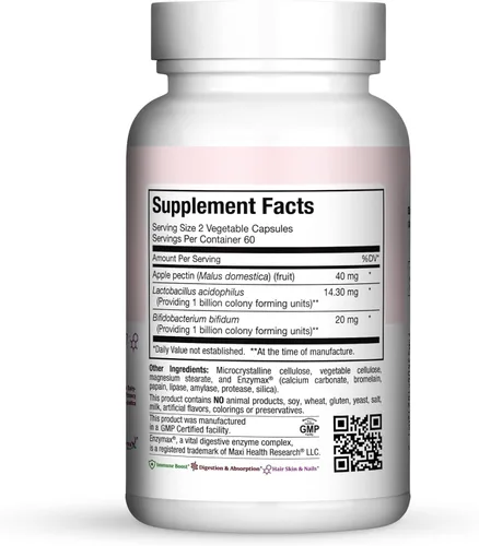Miniatura 5 de Maxi Health 7M Supreme High Potency Probiotic Acidophilus Formula, 60