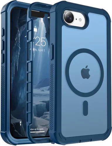 Miniatura 85 de jaroco - Funda magnética compatible con MagSafe para iPhone 11 de 6.1 pulgadas; protección de grado militar contra caídas, de doble capa