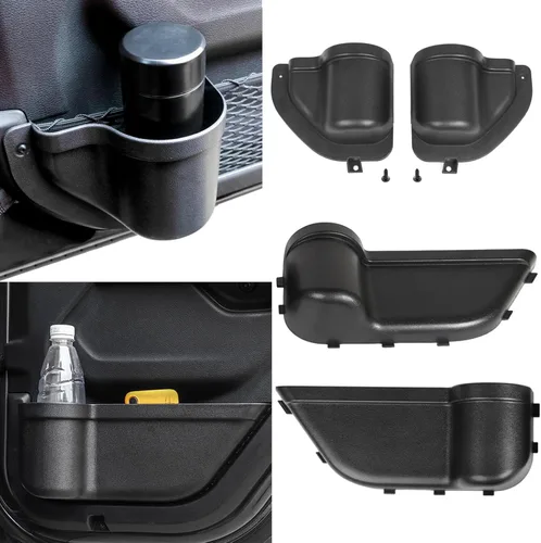 Miniatura 14 de YOCTM Organizador de consola central para Jeep Wrangler JL Gladiator JT 2018 2019 2020 2021 2022 Bandeja Insertar reposabrazos Caja de Organizador