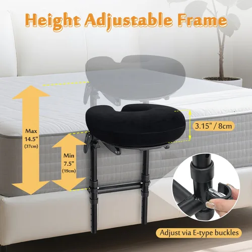 Miniatura 2 de AOSSA Reposacabezas de masaje para cama – Kit de masaje ajustable en la parte superior del colchón con cojín de cara hacia abajo, spa en casa