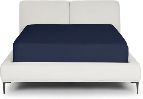 Miniatura 15 de Sábana bajera flexible de tamaño King para cama de número de sueño, 1 pieza, sábana bajera de media división tamaño King – Desglose de 34 pulgadas