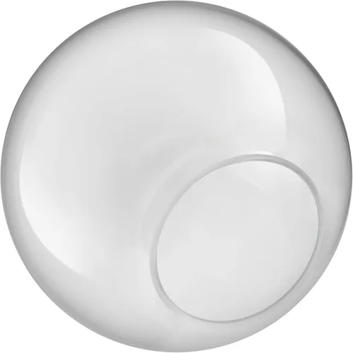 Miniatura 4 de Aspen Creative 28005-60-2 - Globo de cristal transparente de 6 pulgadas, sin cuello, para apliques de pared, ajustador: 2-3/4 pulgadas, paquete de 2