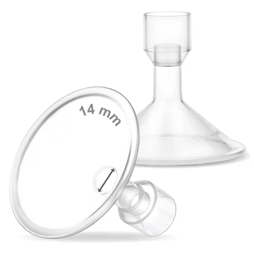 Miniatura 28 de Maymom MyFit - Protector de pecho grande con diseño de dos piezas de 1.102 in para extractores de leche Medela; ideal para brasier manos libres;