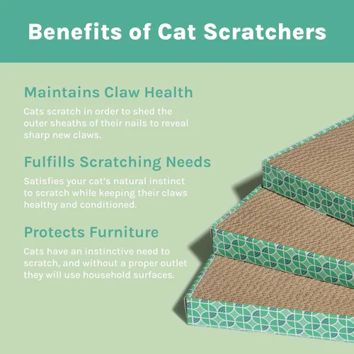 Miniatura 5 de Kitty City Clip rascador para gatos sobre la puerta – Soporte vertical para rascador para gatos – Protege muebles y puertas – Se adapta a la mayoría