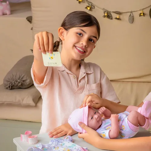 Miniatura 3 de Juego de regalo de muñeca bebé de 8 piezas JC Toys - La Newborn Nursery Muñeca realista de 14 pulgadas con accesorios Rosa A partir de 2 años