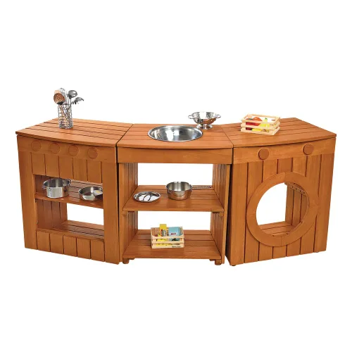 Miniatura 3 de Juego de cocina al aire libre, juego de cocina para niños, cocina de barro para niños, juego al aire libre, juego para niños al aire libre, casa