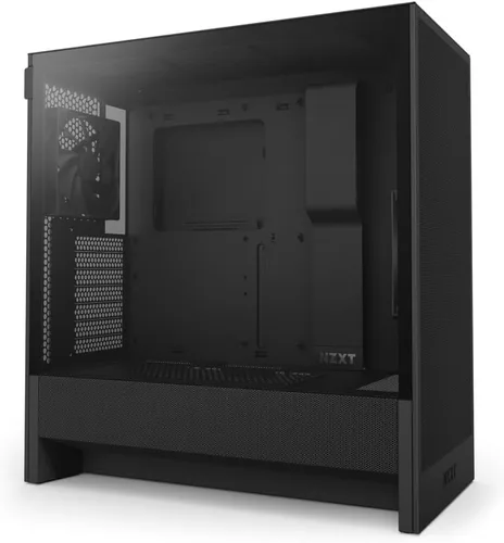 Miniatura 14 de NZXT H5 Flow Estuche compacto ATX para juegos de PC, torre media, alto flujo de aire, panel frontal perforado, panel lateral de vidrio templado