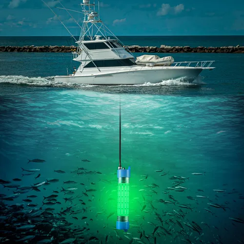 Miniatura 7 de Luz de pesca submarina 12 V 15000 LM 110 V 35000 LM verde, blanco, azul, amarillo, LED sumergible barco nocturno impermeable IP68 en agua dulce