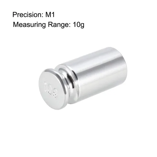 Miniatura 3 de uxcell Acero cromado de la precisión del peso 0.35 oz M1 de la calibración para las básculas de la balanza de Digitaces
