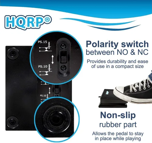Miniatura 5 de HQRP Pedal Sustain para Casio CTK-2090, CTK-2400, CTK-3200, CTK-3500, CTK-4200, CTK-4400, CT-X700, PX-160, PX-S1100, CDP-S350, WK-6600 – Compatible