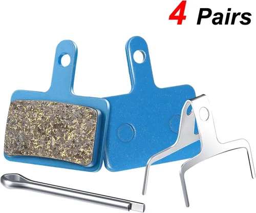 Miniatura 4 de Zonon 4 pares de pastillas de freno de bicicleta competibles con TRP Tektro Shimano Deore Br frenos de disco de bicicleta de montaña de alto