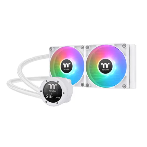 Miniatura 16 de Thermaltake TH420 ARGB Sync All-in-One Liquid Cooler Edición Nieve, AMD(AM5/AM4) Intel(LGA 1700/1200), Radiador de Alta Eficiencia de 420mm, Blanco