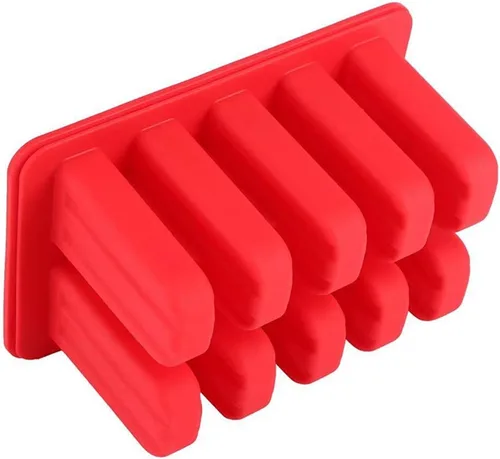 Miniatura 5 de Molde para paletas de silicona de grado alimenticio 4/10 cavidad hecha en casa molde para paletas de cocina sin BPA, congelado helado helado