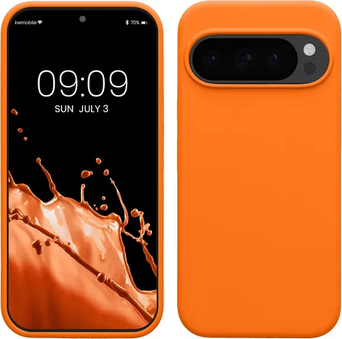 Miniatura 688 de kwmobile Funda Compatible con Google Pixel 6 Pro - Funda de teléfono de silicona TPU con acabado suave - Azul Arrecife