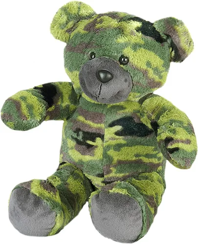 Miniatura 4 de GI camuflaje Bear 16" Make Your Own Animal- no Sew – Kit de peluche con lindo mochila.