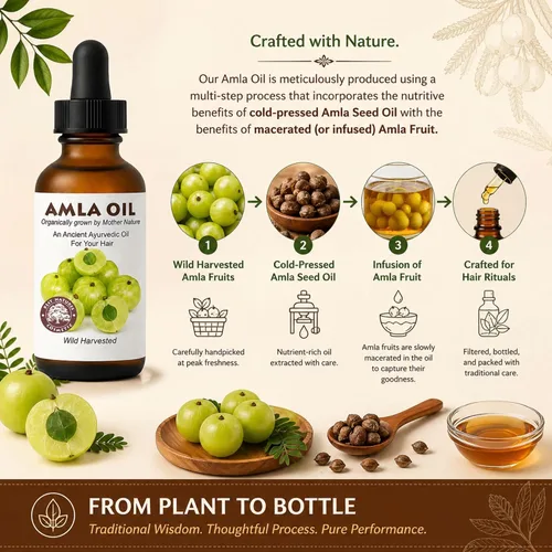 Miniatura 4 de Best Nature's Cosmetics Aceite de amla indio puro y natural – Aceite de grosella espinosa india – Nutre el cuero cabelludo – Acondiciona el cabello