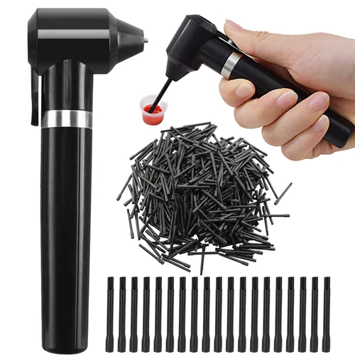 Kit de máquina mezcladora de tinta, mezcladora de pigmentos, mezclador de tinta eléctrica negra con 100 varillas de color de cejas, máquina