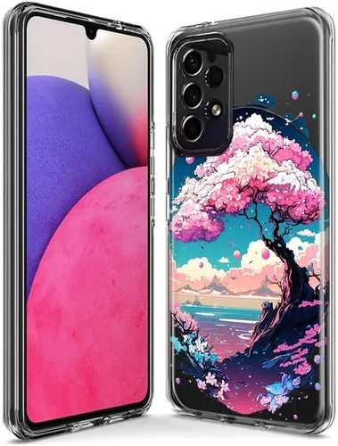 Miniatura 3 de Mundaze - Case for Samsung Galaxy A32 Slim Hybrid Shockproof Hard Shell Soft TPU Heavy Duty Protective Phone Cover - Cute Girly Art Kawaii Manga