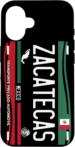 Miniatura 31 de Placa de matrícula Zacatecas para iPhone 13 Pro Max, Zacatecas México, funda Zacatecas