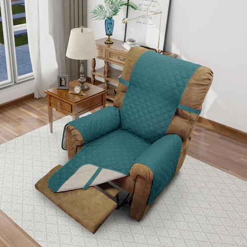 Miniatura 61 de Fundas para silla reclinable, reversible, funda de sofá para mascotas, protector de muebles para niños perezosos