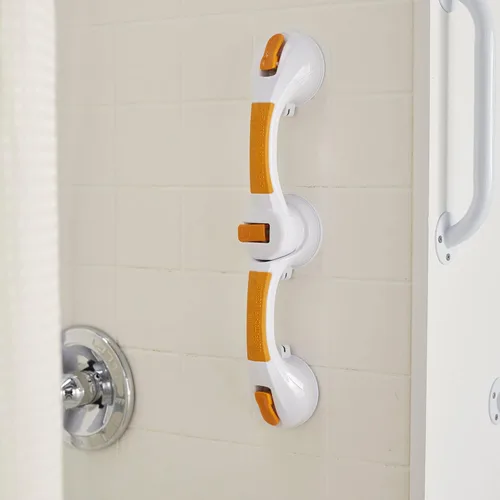 Miniatura 6 de McKesson Barra de agarre giratoria de plástico para baño, 9.75 pulgadas de largo, 1 unidad