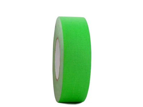 Miniatura 6 de GGR Supplies T.R.U. FCT-665 - Cinta de escenario verde fluorescente de alta calidad, tela mate con adhesivo de goma, 1 pulgada x 60 yardas