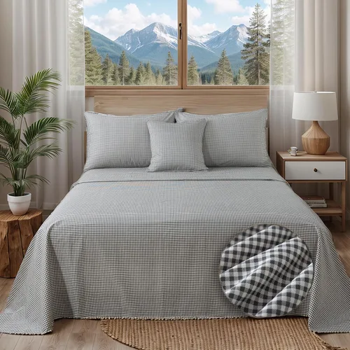 Miniatura 38 de FADFAY Juego de sábanas de cama tamaño King 100% algodón, color verde salvia, patrón floral de rosas rojas de campo francés, ropa de cama de lujo