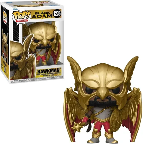 Miniatura 6 de POP DC Heroes: Black Adam - Figura de vinilo Hawkman Funko (paquete con funda protectora de caja compatible), multicolor, 3.75 pulgadas