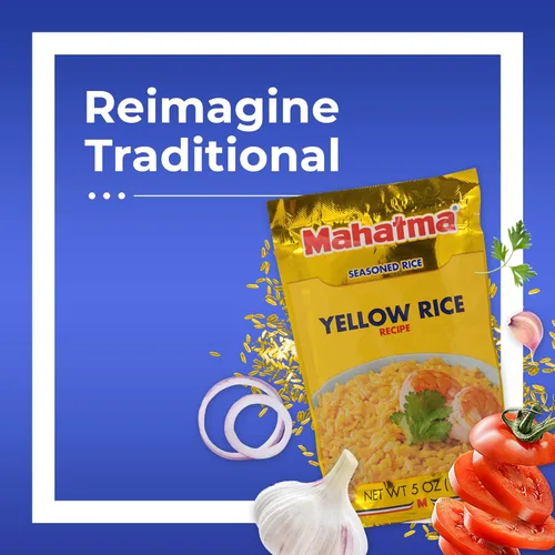 Miniatura 3 de Mahatma - Mezcla de arroz amarillo, arroz de grano largo, arroz para estufa o microondas, sin gluten y kosher en 20 minutos, 5 onzas, paquete de 12