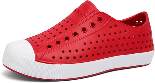 Miniatura 15 de FLIOZY Zuecos de jardín impermeables para hombres y mujeres, zapatos ligeros y transpirables de EVA sin cordones, cómodos y antideslizantes, calzado