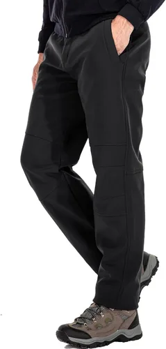 Miniatura 9 de Jessie Kidden - Pantalones de hombre impermeables, para actividades en exteriores, senderismo, nieve, esquí, pesca, con forro de felpa, térmicos