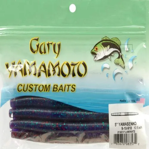 Miniatura 76 de Yamamoto YAM CALABAZA VERDE CON ESCOPA NEGRA (5 PACK)