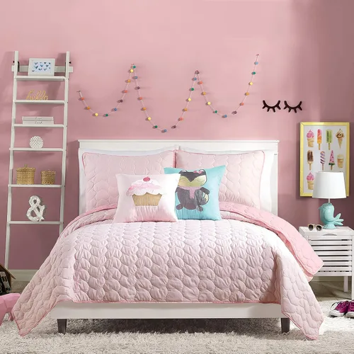 Miniatura 13 de URBAN PLAYGROUND Juego de edredón de todas las estaciones Coty gris - Juego de ropa de cama para niños de 2 piezas de microfibra cepillada suave