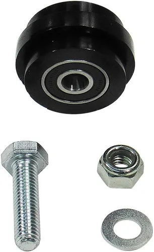Miniatura 3 de Outlaw Racing OR3076Bk - Guía de rodillos de cadena (32/1.496 in x 0.787 in, color negro, 125 Exe SX SXS 380 SX 300 SX)