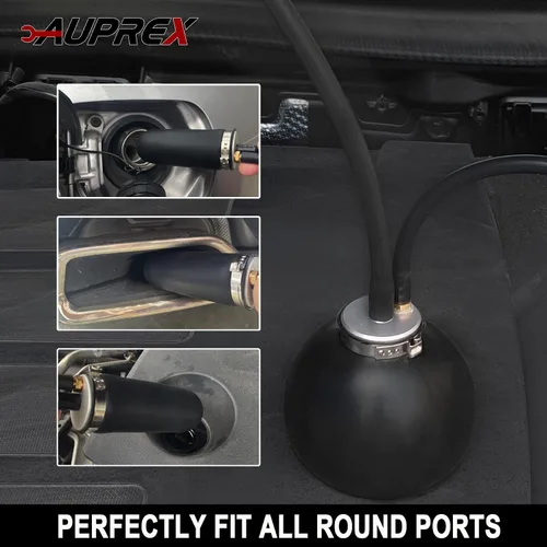 Miniatura 4 de AUPREX Adaptador universal de fácil admisión, vejiga de máquina de humo automotriz, detector de fugas de combustible de tuberías, probador