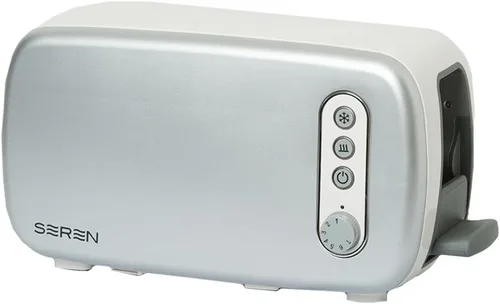 Miniatura 9 de BergHOFF Seren - Tostadora de carga lateral con exterior Cool Touch y bandeja extraíble para migas, color blanco, sin bandeja para servir