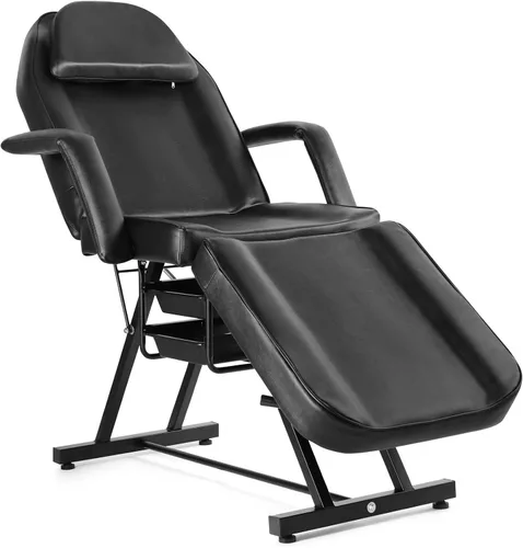 Artist hand Silla para tatuajes faciales, cama de masaje, silla para pestañas para extensiones de pestañas, mesa de tatuajes, silla de salón con