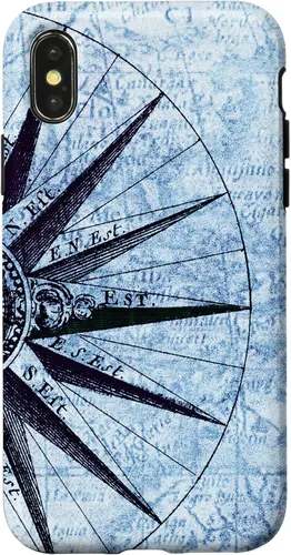 Miniatura 5 de Funda para iPhone 14 Plus con mapas náuticos, estilo vintage, diseño de mapas oceánicos, capitán de barco