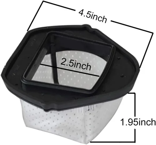 Miniatura 2 de EZ SPARES 4 piezas de repuesto para filtro de polvo lavable Shark XSB726N modelos Hepa SV75 SV70 SV726 aspiradora manual SV736, SV738, SV748, SV760